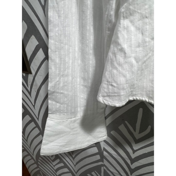 Princess Polly White Elowenn Ruched Bust Button Down Long Sleeve Top US 8 - Picture 7 of 8